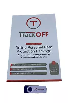 Trackoff Antivirus Software For Mac & PC For Up To 4 Devices Blue • $15.19