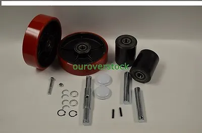 FOR Dayton 4YX97 Pallet Jack Complete Wheel Kit • $279.51