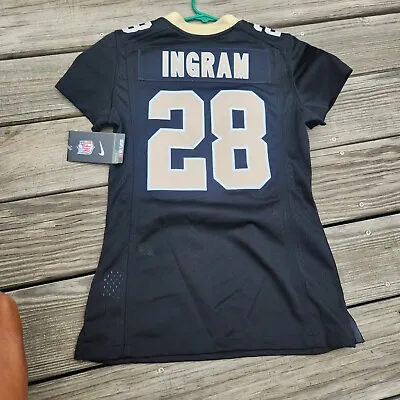 New! On Field Nike Mark Ingram New Orleans Saints NFL Jersey #28 Xs X-small.  • $40