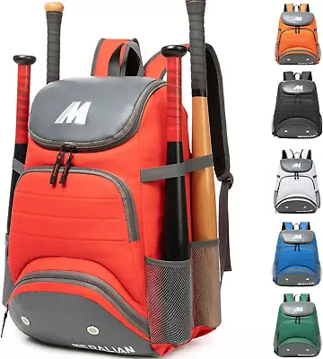 Baseball Bag - Backpack For BaseballLightweight Softball Bag With Shoe Compartm • $31.66