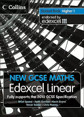 New GCSE Maths - Student Book Higher 1: Edexcel Linear (A) A4 • £8.99