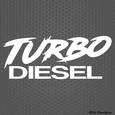 Turbo Diesel Vinyl Decal Sticker Ford Chevy VW Audi TDi Choose Color/Size • $7.95