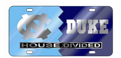 UNC NORTH CAROLINA / DUKE HOUSE DIVIDED License Plate / Car Tag • $29.95