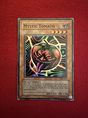 Mystic Tomato (SKE-021) Yu-Gi-Oh! Plant Monster Card • £1.75