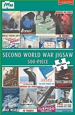 Second World War Jigsaw - 500 Piece - Imperial War Museum (iwm) Wwii Sea / Navy • £9.99