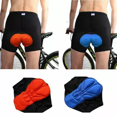 Men Women Cycling Shorts Bicycle Bike Underwear Pants With Gel 3D Padded US FAST • $9.89