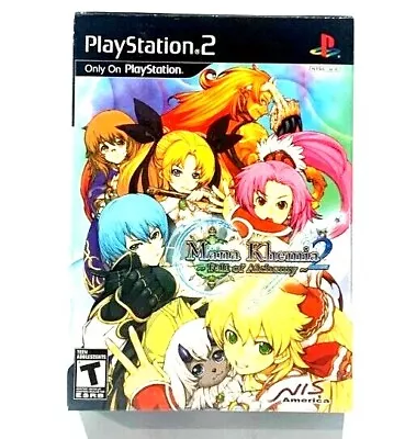 Mana Khemia 2: Fall Of Alchemy Premium Edition (PS2) Replacement Case/No Game • $50.99