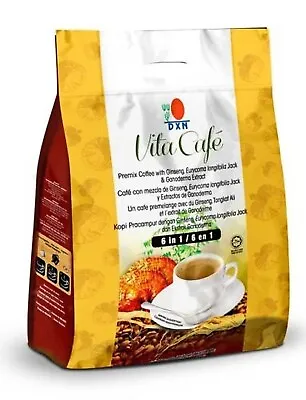 6 Packs DXN Vita Cafe 6 In 1 Coffee Ganoderma Lingzhi Reishi Express Shipping • $116.50