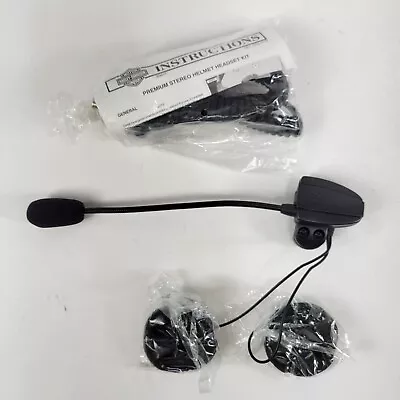 BOOM! Harley Davidson OEM Premium Stereo Helmet Headset Headphones Microphone • $111.96