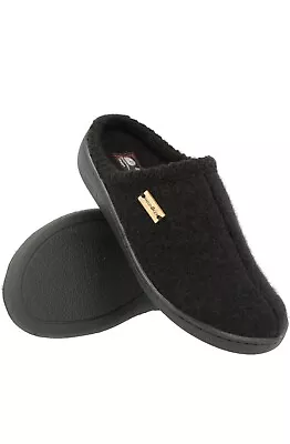 HAFLINGER Unisex AT Nordkap Wool Hard Sole Slippers EU 44 Men’s US 11 • $75