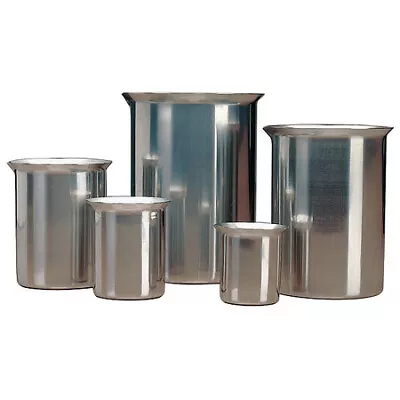 Zoro Select 80125 Beveled Beaker125MlStainless Steel • $34.35