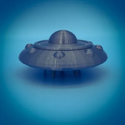 UFO Flying Saucer Alien Space Ship - HO Scale 1:87 - Retro Or Classic Style USA! • $14.99