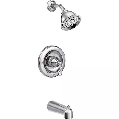 Moen T2123EP Traditional Posi-Temp Tub And Shower Faucet Trim Set - Chrome • $49.99