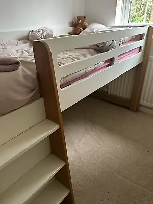Oak High Sleeper Kids Bed Frame • £20