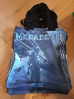 Official Megadeth Album Tote Bag Dystopia Shopper Shopping Beach Festival Bag • £12.99