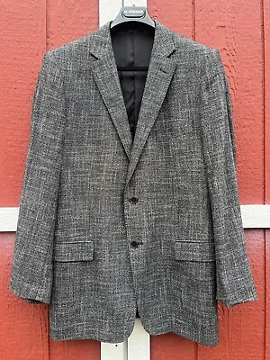 VERSACE Collection Mens Blazer Black White Sport Coat Suit Jacket US 40 R • $135.15