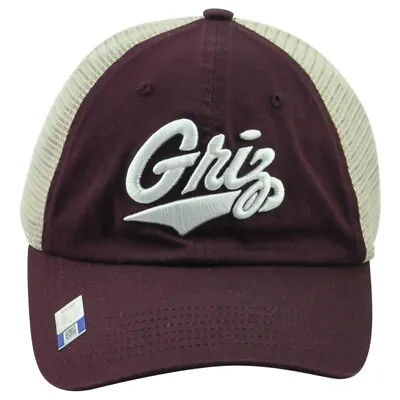 NCAA Captivating Montana Grizzlies Griz Trucker Mesh Snapback Adults Men Hat Cap • $18.36