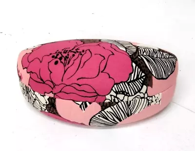 Vera Bradley Mocha Rouge Clamshell Sunglass Glasses Case • $16.89