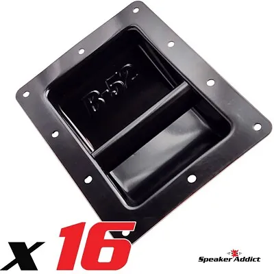 16-Pack B52 Recessed Steel DJ Speaker PA Cabinet Case Bar Handle 6 3/8 X 8 5/8 • $99.99