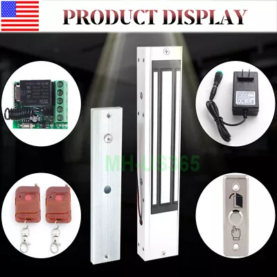 Access Control Outswinging Door Electric Magnetic 600lbs Lock Kit Remote Control • $68.99