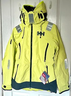 Women's Helly Hansen Aegir Race Offshore Sailing Jacket Size M Brand New • £375