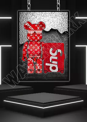 £5.99 • Buy Supreme Kaws Fashion Size Photo Print Poster WALL ART A4 A3