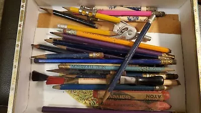 Vintage Wallace A. W. Faber Pencils And Brushes Lot • $0.99