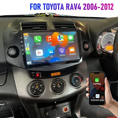 Apple Carplay For Toyota Rav4 2006-12 Android13 64GB Head Unit Car Stereo Radio • $285.99