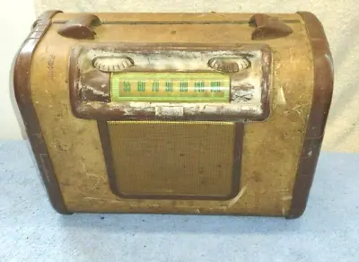 VINTAGE Tube AM Radio Sonora Phonographs WDU-233 Portable Tabletop  • $19
