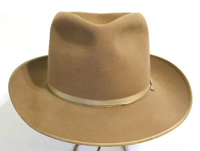 Vintage 1950s Stetson Open Road 3X Beaver Size 7 Tan  • $199