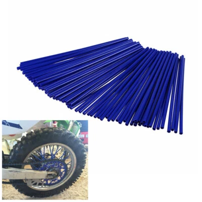 $5.99 • Buy Blue Spoke Guard Wrap Covers Protector For CRF450 CRF250 XR250 CR125 Dirt Bike