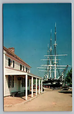 Mystic Seaport CT Schaefer's Tavern Charles W Morgan Last Wooden Whaleship PC F5 • $5.99