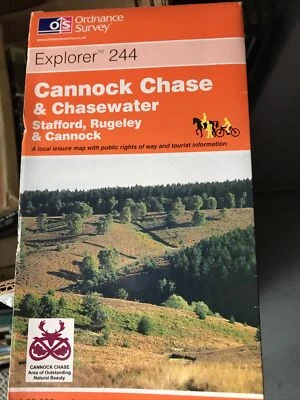 £5.75 • Buy Explorer 244: Cannock Chase & Chasewater: Stafford, Rugeley & Cannock : FREEPOST
