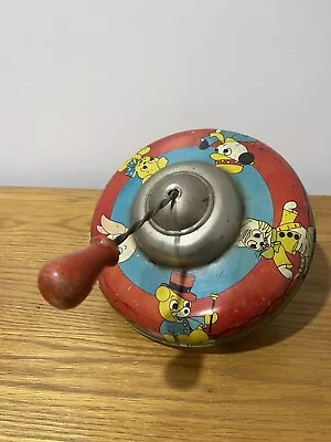 Vintage 1950s The Ohio Art Co. Spinning Top Toy Knights • $5.99