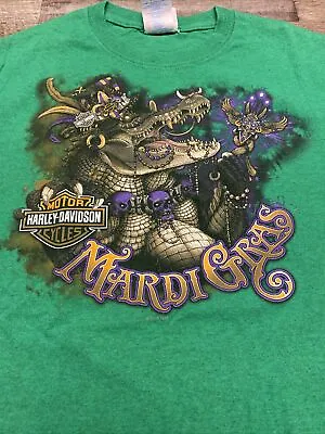 Harley Davidson Voodoo French Quarter SM Green Mardi Gras New Orleans Aligator • $19.99