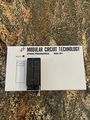 MODULAR CIRCUIT TECHNOLOGY EPROM PROGRAMMER MOD-EP1 - 40 Pin For IDE -Very Clean • $32