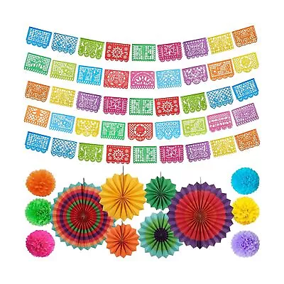 5 Packs Mexican Party DecorationsMexican Party BannersCinco De Mayo Decorat... • $38.99