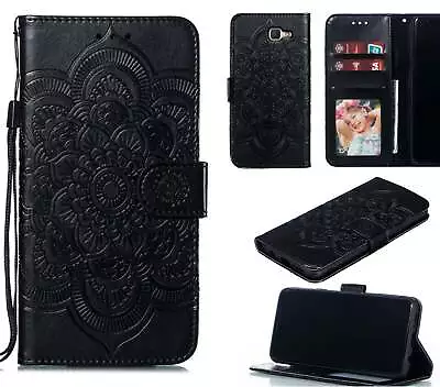 Galaxy J5 Prime Sm G570 Wallet Case Embossed Pu Leather Mandala • $7.50