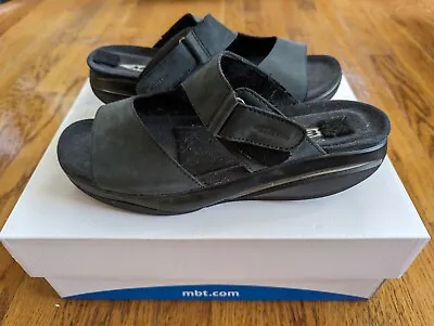 MBT TABIA Women's Slide Sandals Black Size US 9-9.5/UK 6.5 • $119