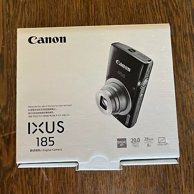 Brand New Canon IXUS 185 20MP 8x Zoom Digital Camera Includes All Accessories • $280