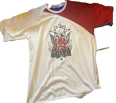 Vintage Team Manny Pacquiao “BEST POUND FOR POUND”T Shirt Men’s XL - ACCEL HOF • $19.99