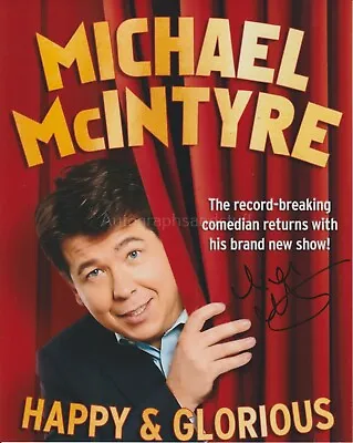 Michael McIntyre Hand Signed 8x10 Photo Autograph Comedian The Wheel Big Show E • £29.99