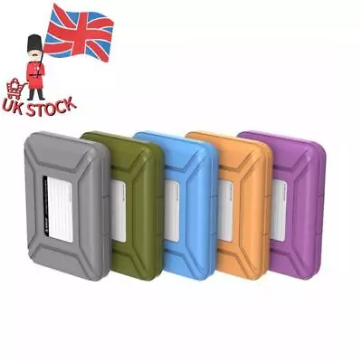 Portable Hard Drive Protector Protective Case Storage Box For 3.5 Inch HDD • £16.91