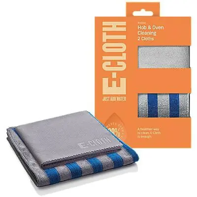 E-Cloth Hob & Oven Cleaning Pack Glass & Polishing Cloth - 2 Cloths • £8.69