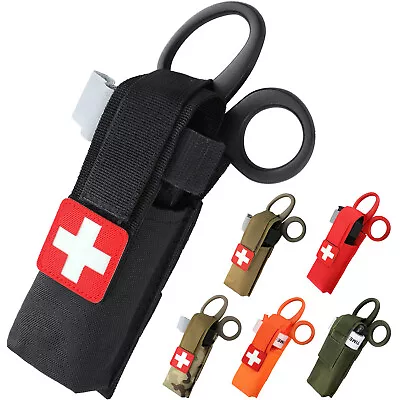 Torniquet Pouch Tactical Medical Shears Pouch Molle EMT Scissors Bag Organizer • $6.99