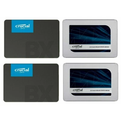 SSD 1TB 120GB 240GB 480GB 2TB Crucial BX500 Solid State Drive 2.5  SATAIII MX500 • $85