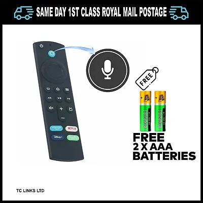 L5B83G Replacement Voice Remote Control. For Amazon Alexa Fire TV Stick 4K Lite • £10.99