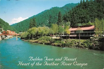 Belden Town & Resort Feather River Canyon Ca Continental Size • $5.99