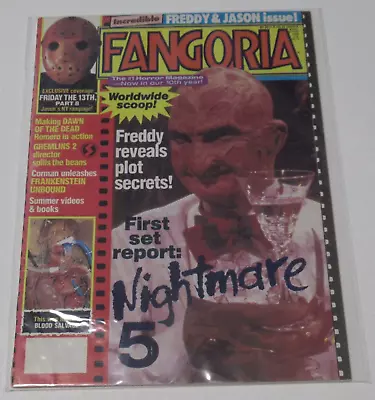 Fangoria Horror Magazine #85 1989 Nightmare 5 Friday The 13th 8 Blood Salvage • $25