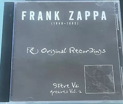 FRANK ZAPPA: Steve Vai Archives Volume 2 CD Rare Limited Edition Out Of Print! • $19.99